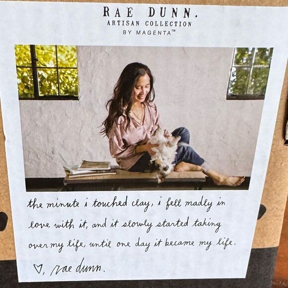 Rae Dunn Artisan Oil and Vinegar Cruet Set NIB - Picture 3 of 3